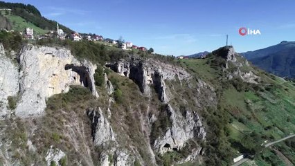 Burası Kapadokya Değil Çalköy...kapadokya'yı Andıran Mağaralar Havadan Böyle Görüntülendi