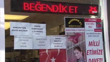 Antalya'da Asgari Ücretliye, Emekliye ve Belediye Çalışanına Ette Yüzde 10 İndirim