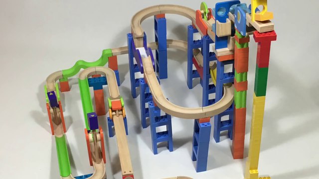 Longest Marble Run Trix Track Ball Run Combination 4 Sets Marble Maze || Keith's Toy Box
