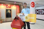 Türk Öğrencinin Robotu 386 Proje Arasında Birinci Oldu