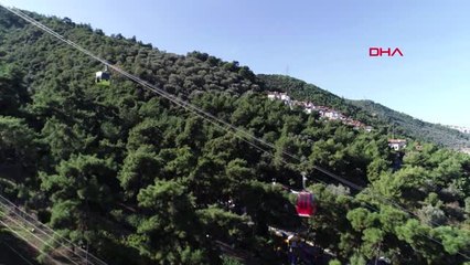 İzmirlilerin Hafta Sonu Teleferik Keyfi