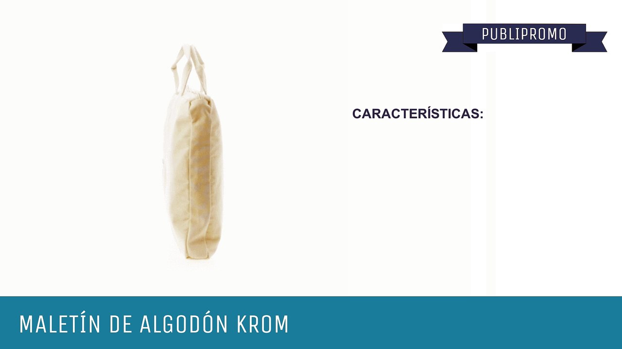 Maletines personalizados: Maletín de algodón Krom