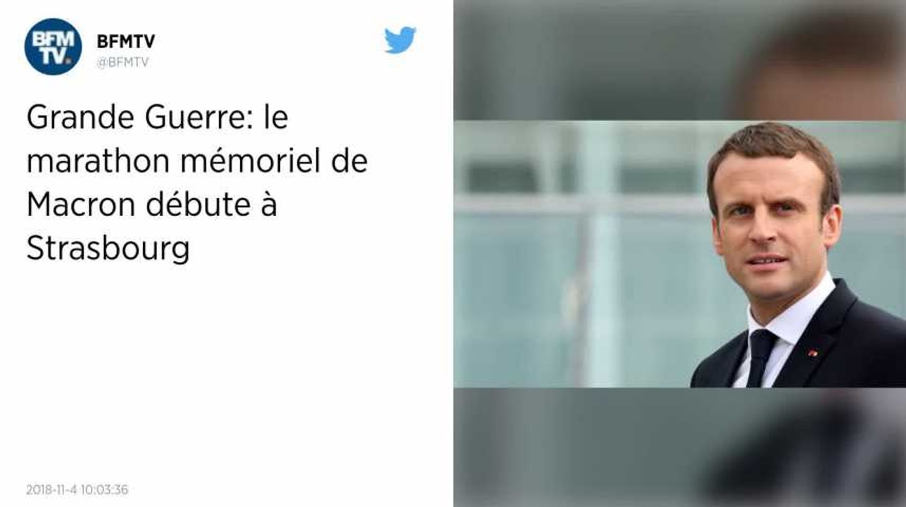 Emmanuel Macron en immersion sur les terres de 14-18