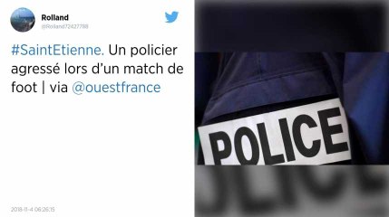 Saint-Etienne. Un policier agressé lors d’un match de foot