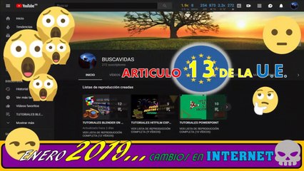 #SaveYourInternet CAMBIOS EN INTERNET ENERO 2019
