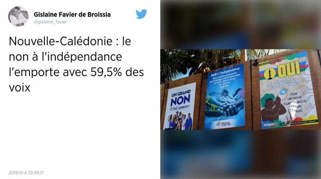 Référendum sur l’indépendance en Nouvelle-Calédonie : le non l’emporte avec 59,5 % selon des résultats partiels