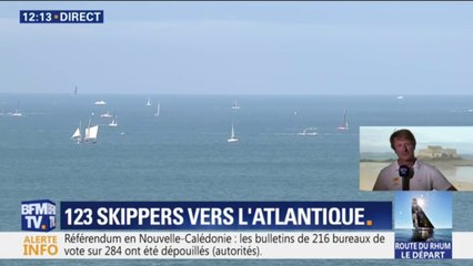 Route du rhum: Avant le départ "il faut faire le vide et un peu comme un skieur on répète le cheminement de la course", explique le skippper Jean-Pierre Dick