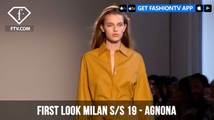 First Look Milan Spring/Summer 2019 - Agnona | FashionTV | FTV