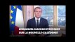 Emmanuel Macron s'exprime sur le référendum en Nouvelle-Calédonie