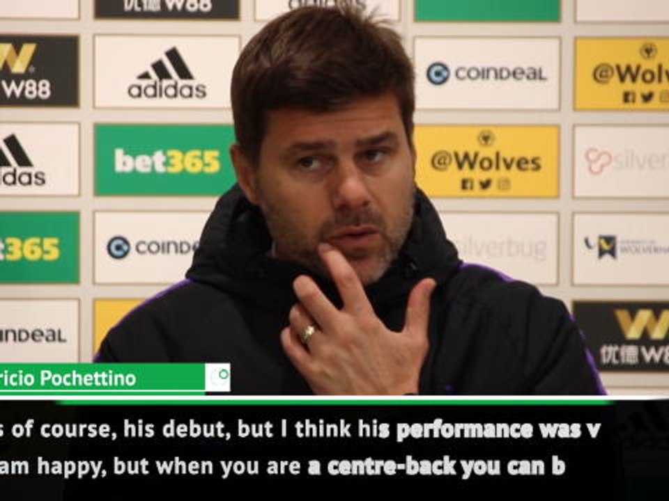 He's clever and he's going to learn - Pochettino on Foyth Debut