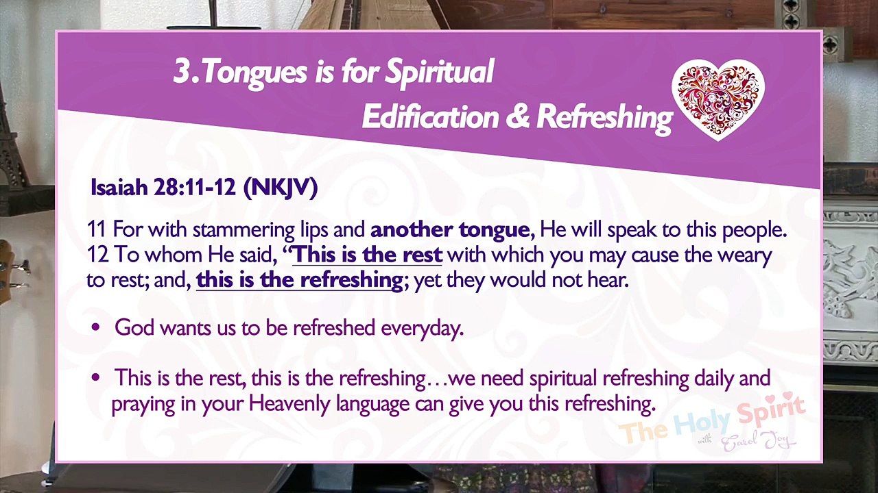 PT 4 | WHY TONGUES ? | 10 REASONS