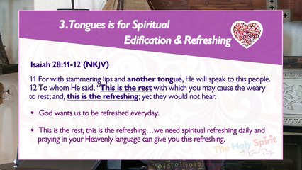 PT 4 | WHY TONGUES ? | 10 REASONS