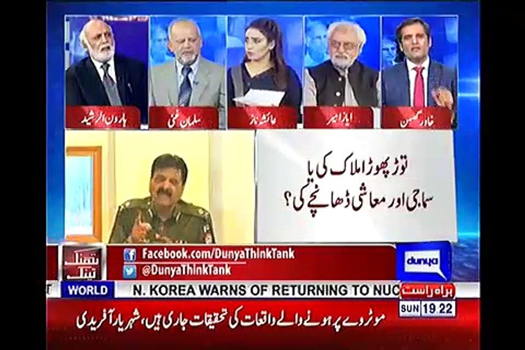 You are acting like a PTI worker today - Haroon-ur-Rasheed got angry on Khawar Ghumman