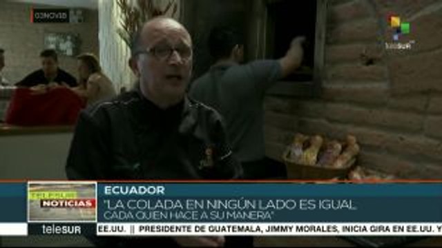 Ecuador: resaltan tradición gastronómica del día de difuntos