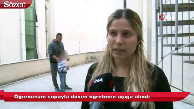 Öğrencisini sopayla döven öğretmen açığa alındı