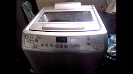 LAVADORA SAMSUNG  GOLPEA Y NO CENTRIFUGA SOLUCIÓN