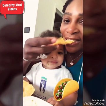 Alexis Olympia Ohanion Jr. sweet moments with Mommy Serena Williams