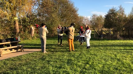 Un petit air de biniou dans les pâtures normandes