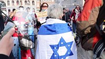 Hollanda'da Filistin gösterisinde İsrail taraftarından provokasyon - AMSTERDAM