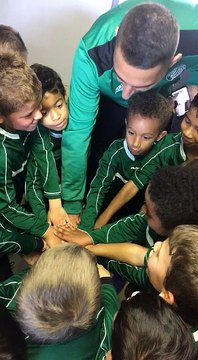 Jordan en animateur de centre aéré avec ses u6/u7