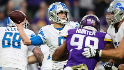 Vikings defense swarms Stafford for red-zone sack