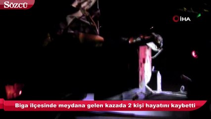 Çanakkale'de feci kaza