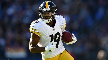 JuJu Smith-Schuster shaken up after deep catch over middle