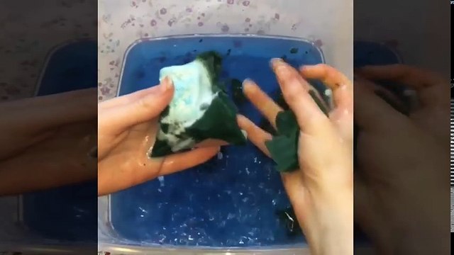 Crushing Soaked Floral Foam Blocks ! Most Satisfying ASMR Video Compilation !