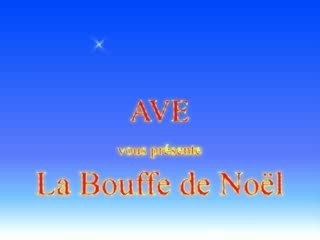 Titre Bouffe de Noel avec After Effects et effet vision.