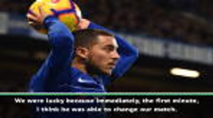 It was 'very important' to have Hazard back - Sarri