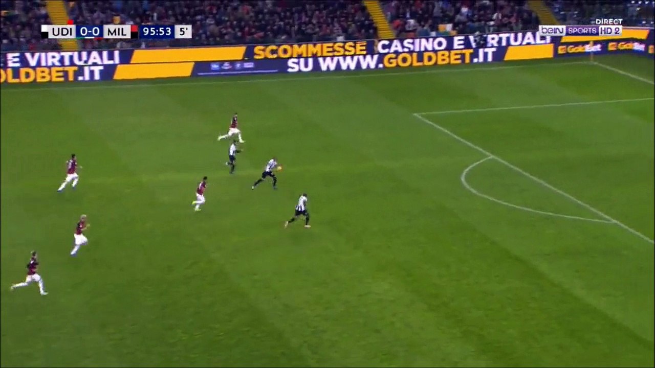Alessio Romagnoli 97th minute winner - Udinese 0-1 Milan