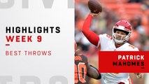 Patrick Mahomes' best passes vs. the Browns | Week 9