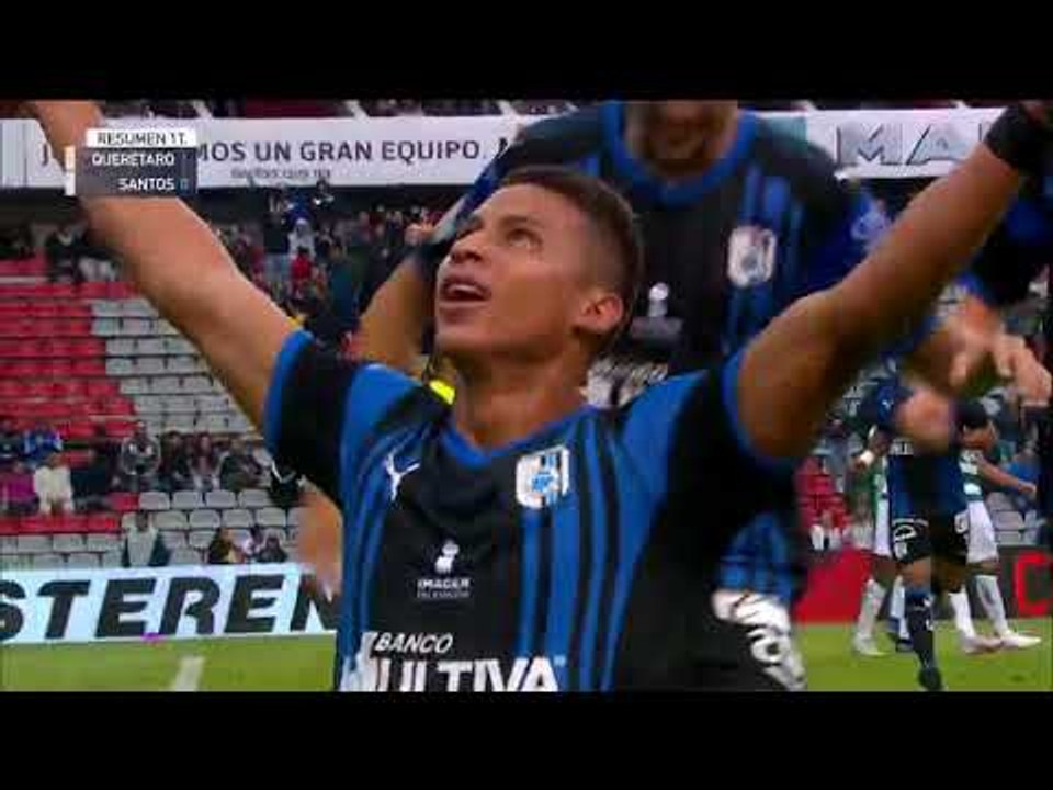 Resumen del Primer Tiempo del Querétaro 1-0 Santos | Liga MX