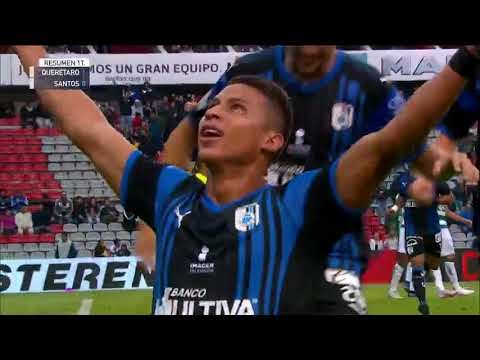 Resumen del Primer Tiempo del Querétaro 1-0 Santos | Liga MX