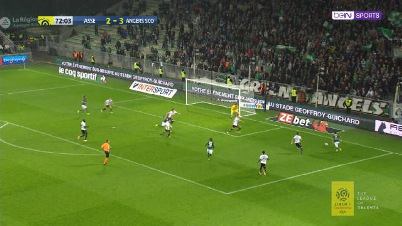 Unfortunate Manceau chests the ball into his own net