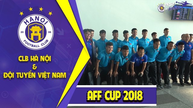 Quang Hải, Duy Mạnh, Văn Hậu rạng rỡ cùng các đồng đội ở ĐTVN lên đường sang Lào | HANOI FC