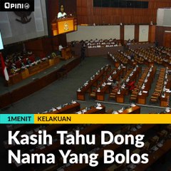#1MENIT | Kasih Tahu Dong Nama Yang Bolos