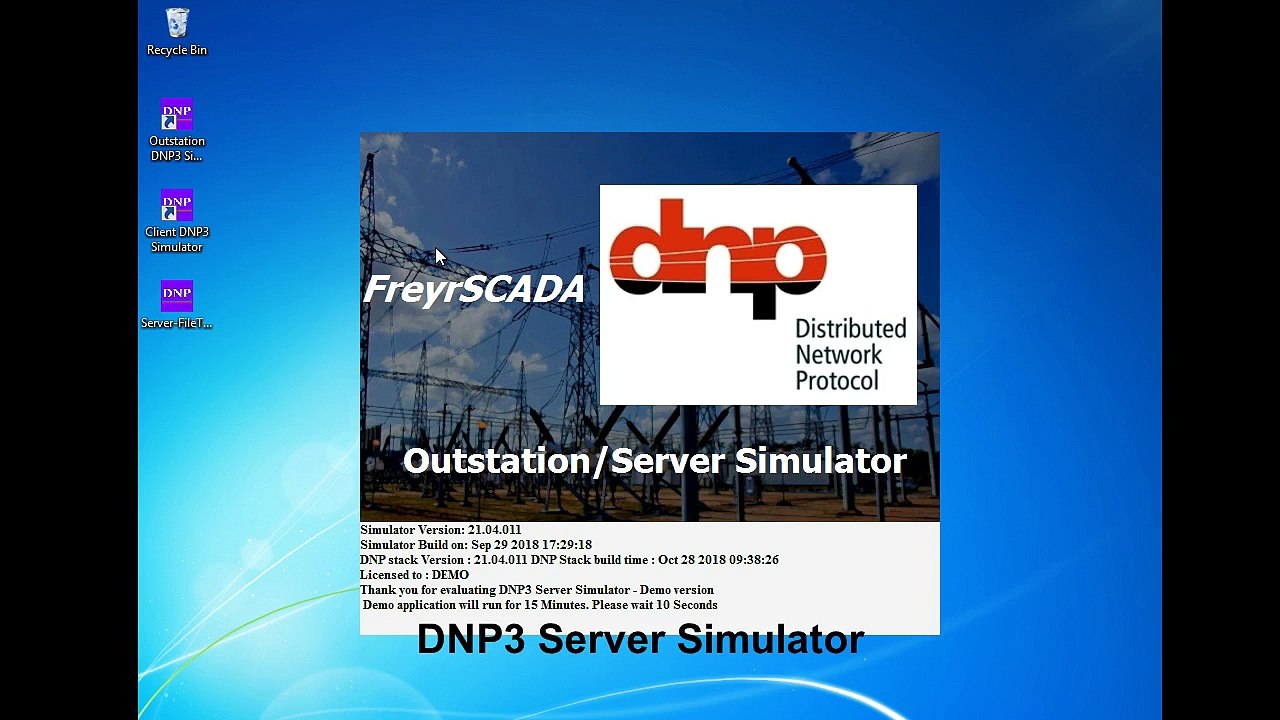 DNP3 Protocol Outstation Server Simulator with Third Party test tool File transfer, Directory Read,Device Attribute