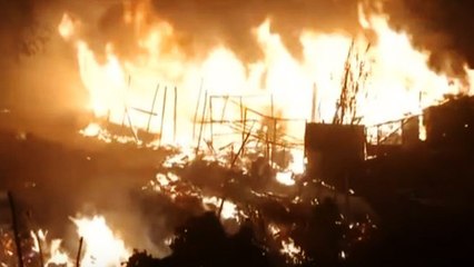 Massive Fire at Garbage Dump in Delhi's Jangpura, Watch Video | Oneindia News