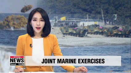 S. Korea, U.S. resume joint marine exercise