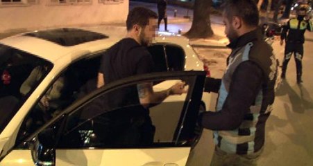 Yeni Kanun Devreye Girdi! Drift Yapan Sürücü 5 bin 10 lira Trafik Cezası Aldı