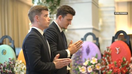 Leicester City players pay tribute to Vichai