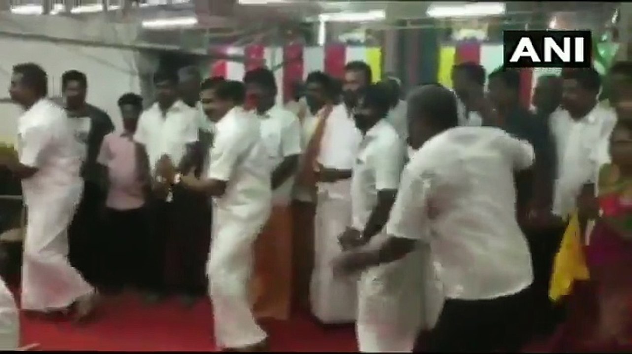 டான்ஸ் ஆடிய அமைச்சர் வேலுமணி வீடியோ