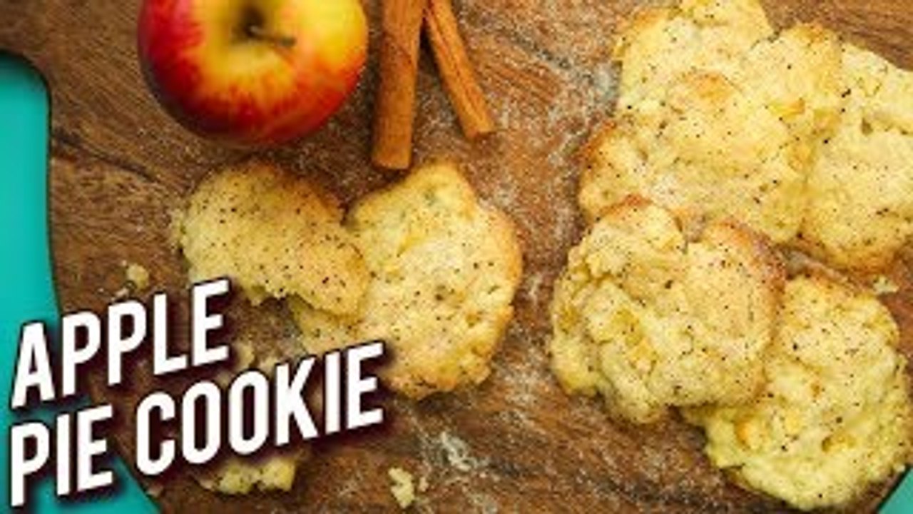 Apple Pie Cookie Recipe - Homemade Eggless Apple Cookies - Diwali Snack Recipe - Bhumika Bhurani