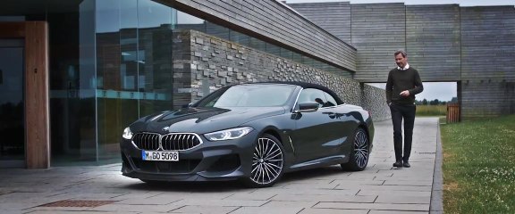 The new BMW 8 Series Convertible in Dravit Grey metallic