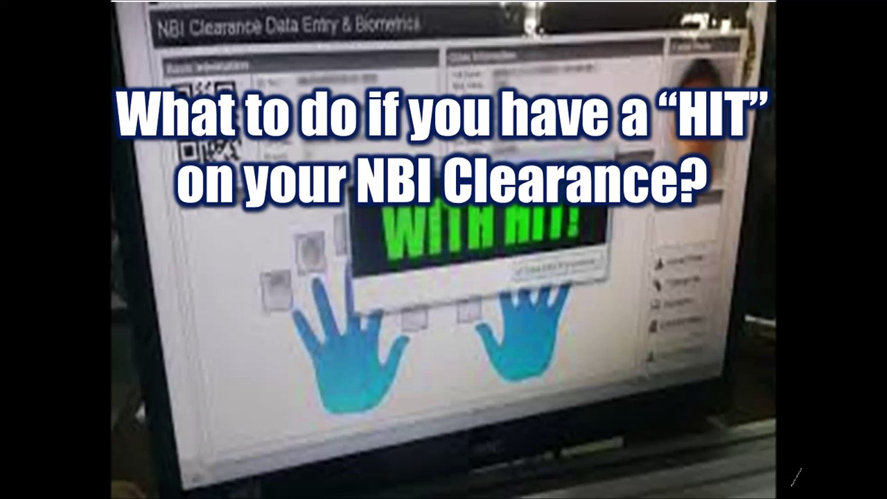 What to do if you have a “HIT” on your NBI Clearance