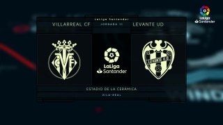 LaLiga Santander (J11) 2018/2019: Resumen y goles del Villarreal CF 1-1 Levante UD