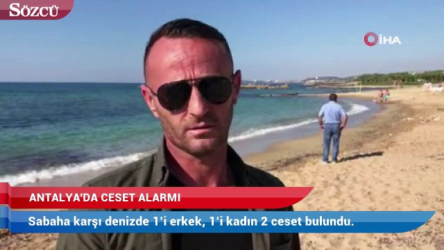 Alanya sahilinde ceset alarmı