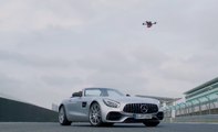 VÍDEO: Espectacular duelo entre un Mercedes-AMG GT y un Dron de carreras