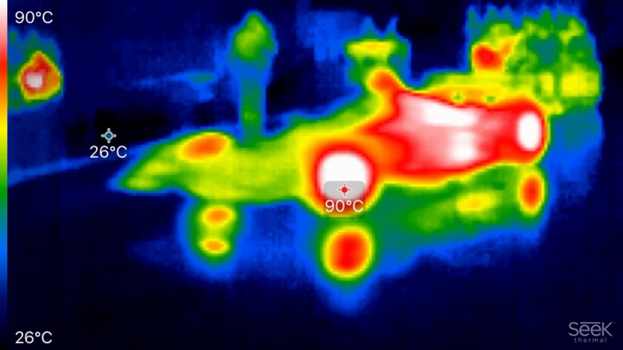 Thermal Imaged Eye Of 2018 Honda Indy Toronto IndyCar Series Action